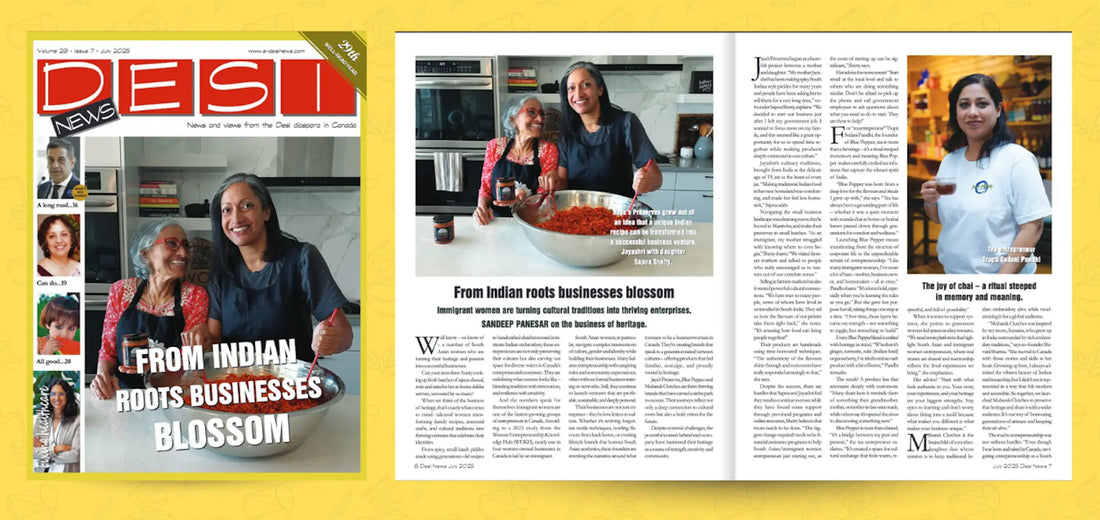 Making-Headlines-Blue-Pepper-s-Journey-Celebrated-by-Desi-News Blue Pepper