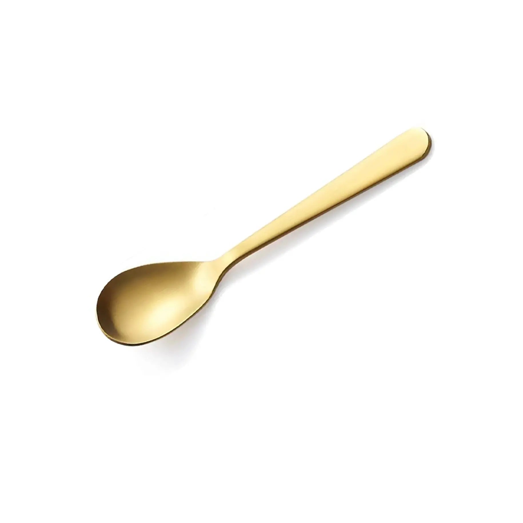 Matte Gold Spoon Blue Pepper