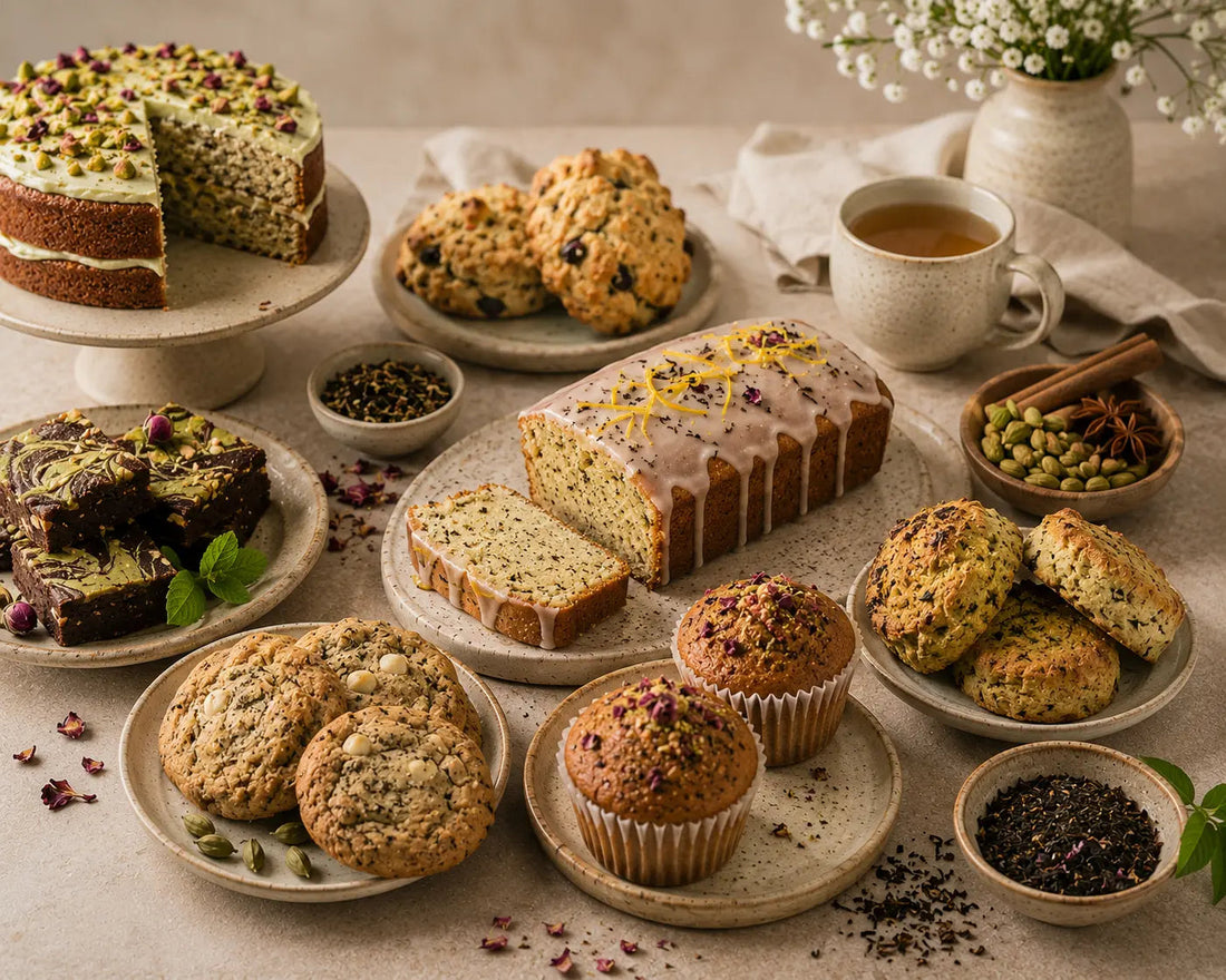 Baking with Tea: 25 Creative Recipes Beyond the Cup Blue Pepper