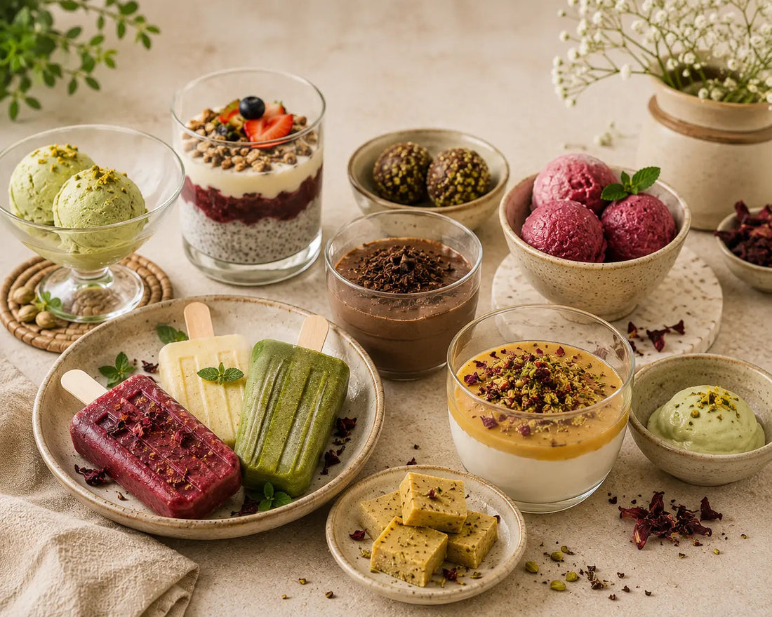 Tea Desserts & Frozen Treats: 25 Sweet Recipes Beyond the Cup Blue Pepper
