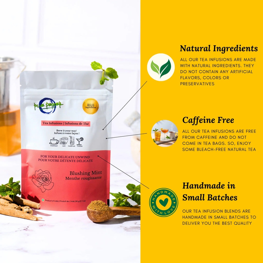 Blushing Mint Tea Infusion Blue Pepper
