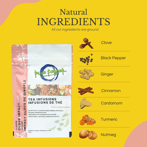 Clove Impact Tea Infusion Ingredients - Blue Pepper