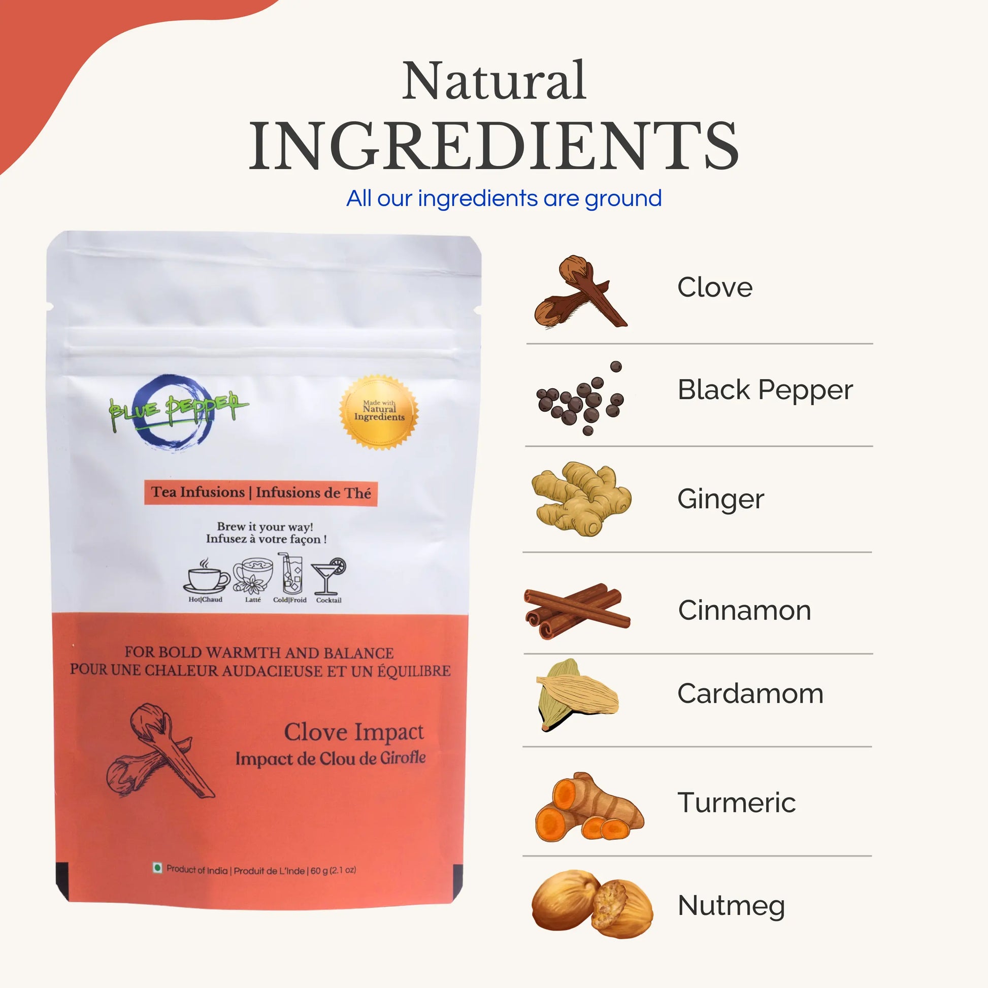 Clove Impact Tea Infusion Blue Pepper