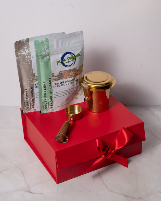 Warm Moments Gift Box (2 Tea Infusions, 1 Tea Infuser & 1 Spoon)