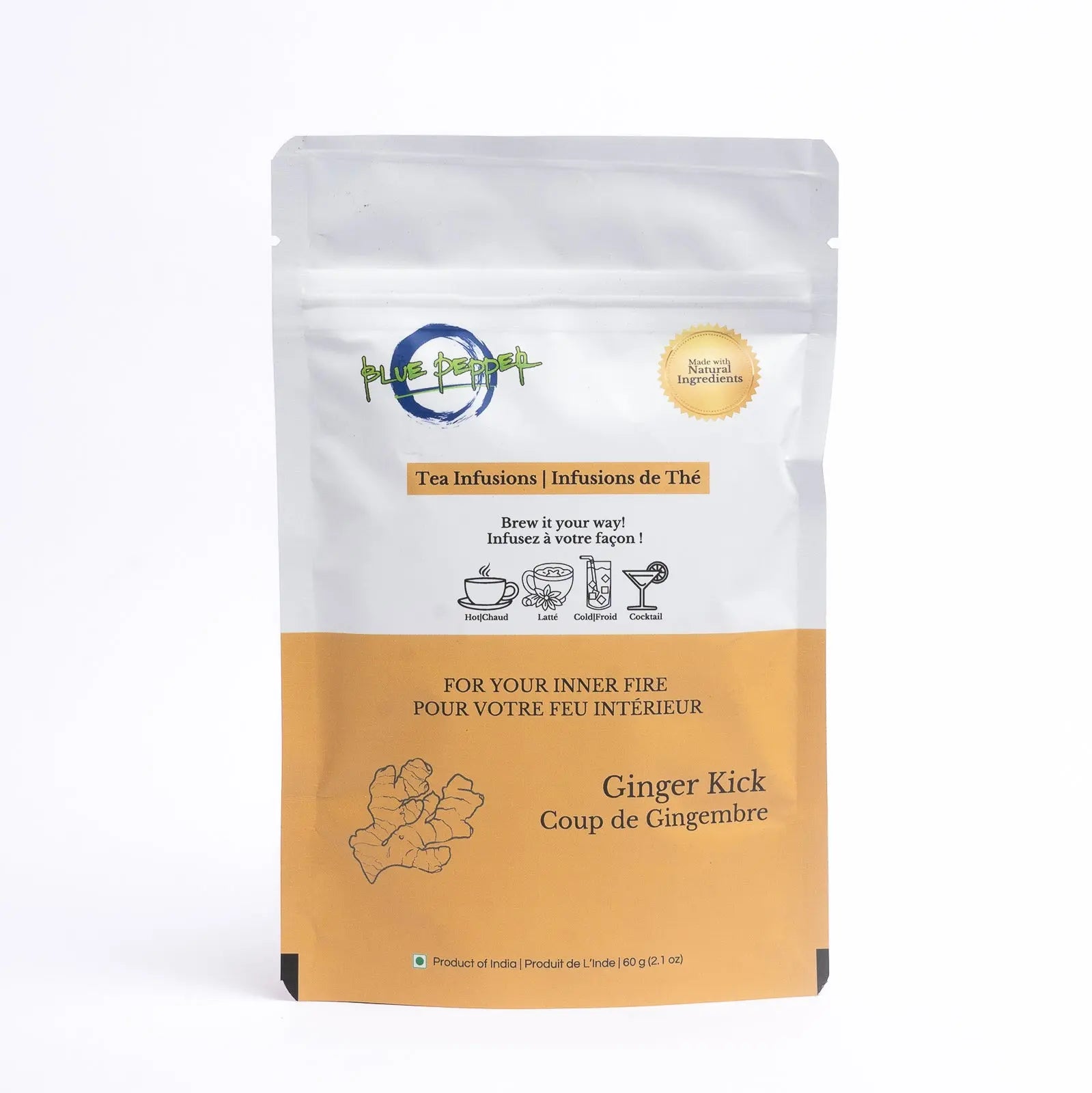 Ginger Kick Tea Infusion Blue Pepper