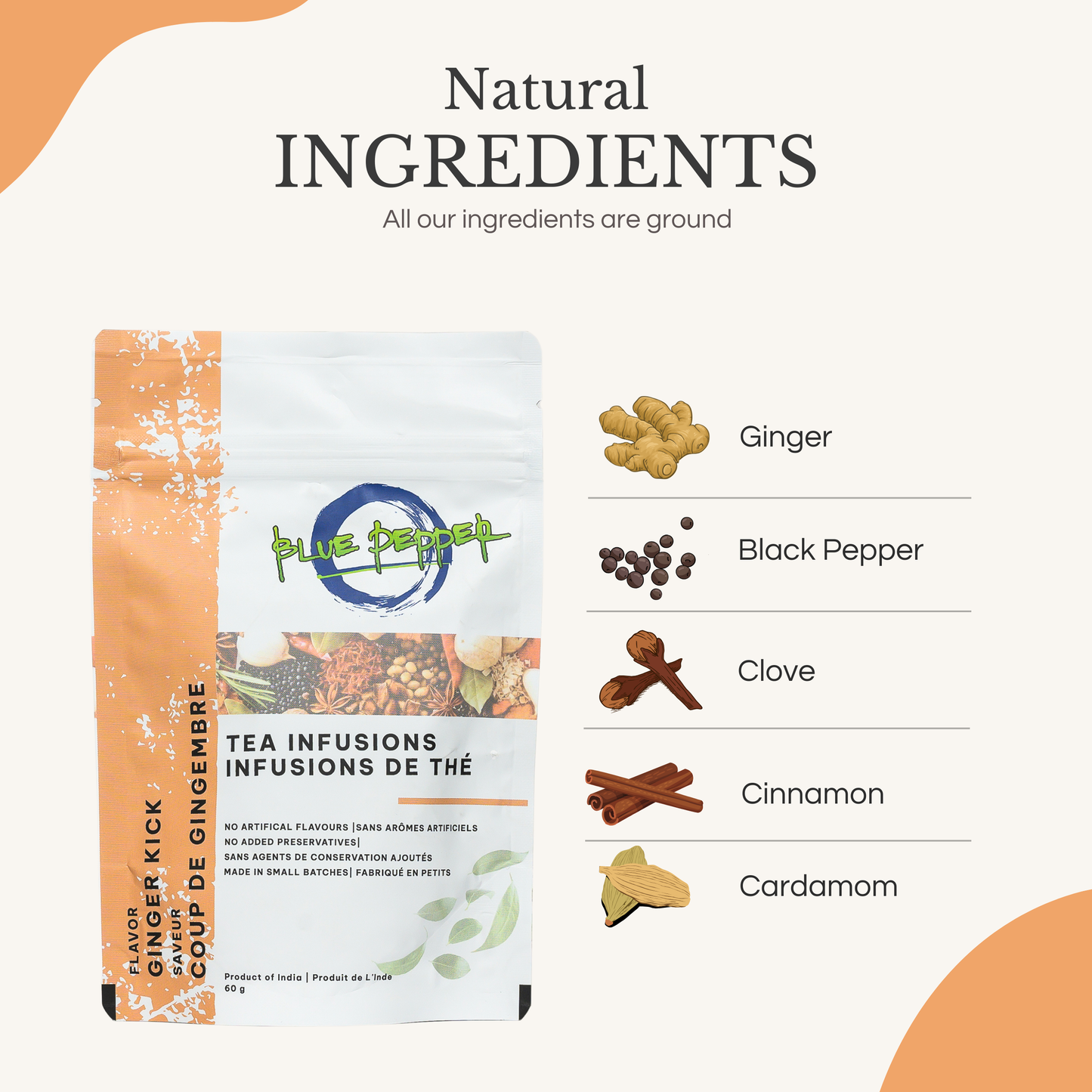 Flavor Trail Gift Box (2 Tea Infusions, 1 Tea Infuser & 1 Wooden Spoon)
