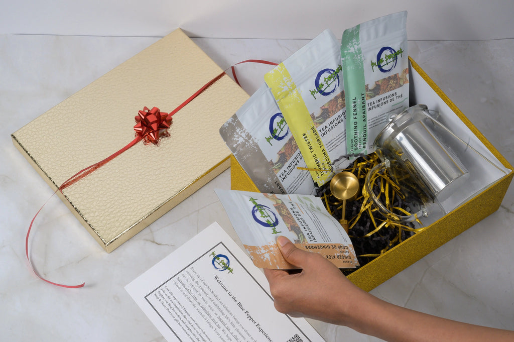 Gift Box - Blue Pepper