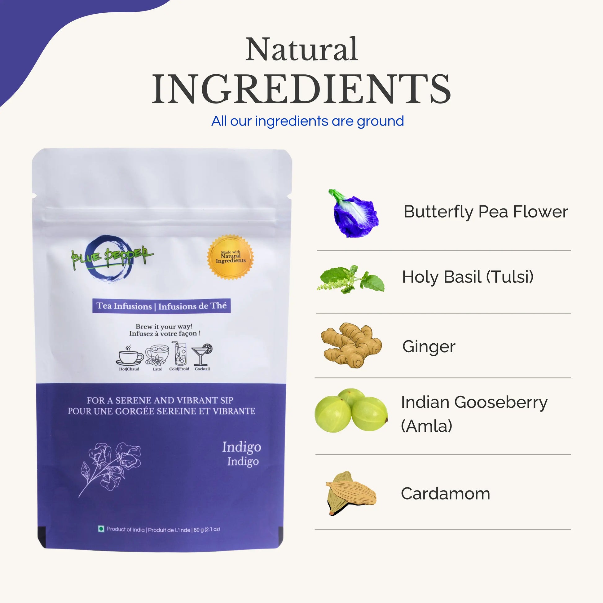 Indigo Tea Infusion Blue Pepper