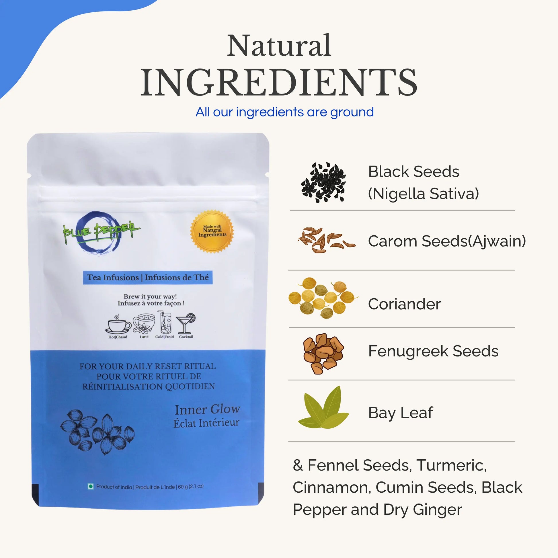 Inner Glow Tea Infusion Blue Pepper