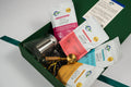 Mindful Moments Gift Box (3 Tea Infusions, 1 Glass Kettle with Infuser & 1 Spoon) Blue Pepper