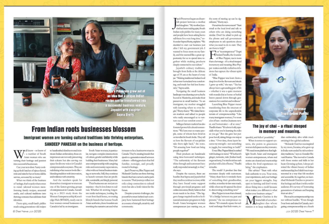 Blue Pepper founder Trupti Sedani Pandhi featured in Desi News