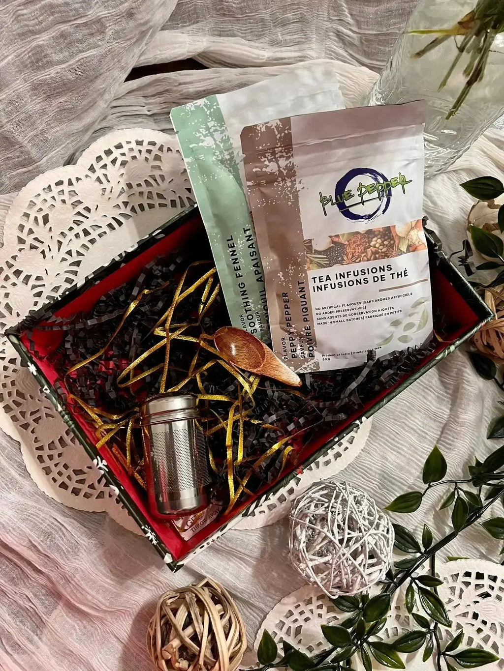 Serenity Tea Gift Set Blue Pepper