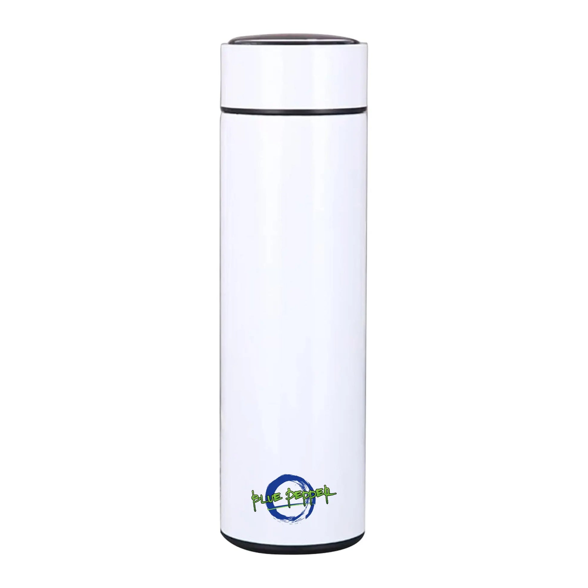 Stainless Steel Smart Temperature Infuser Bottle Blue Pepper