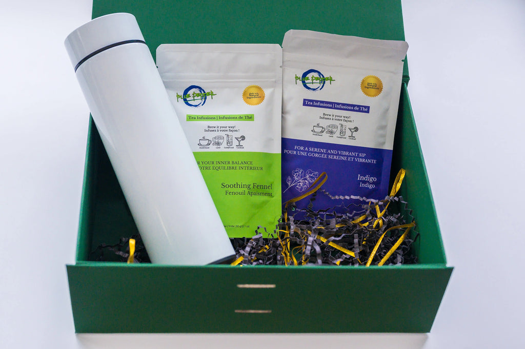 The Everyday Box (2 Tea Infusions & 1 Infuser bottle) Blue Pepper