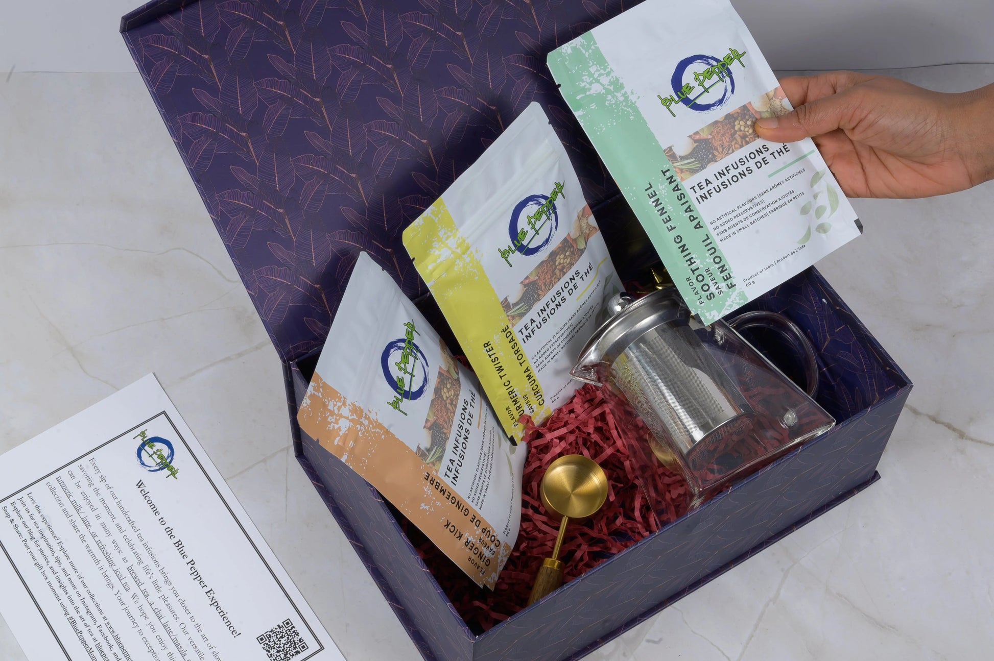 Gift Box - Blue Pepper