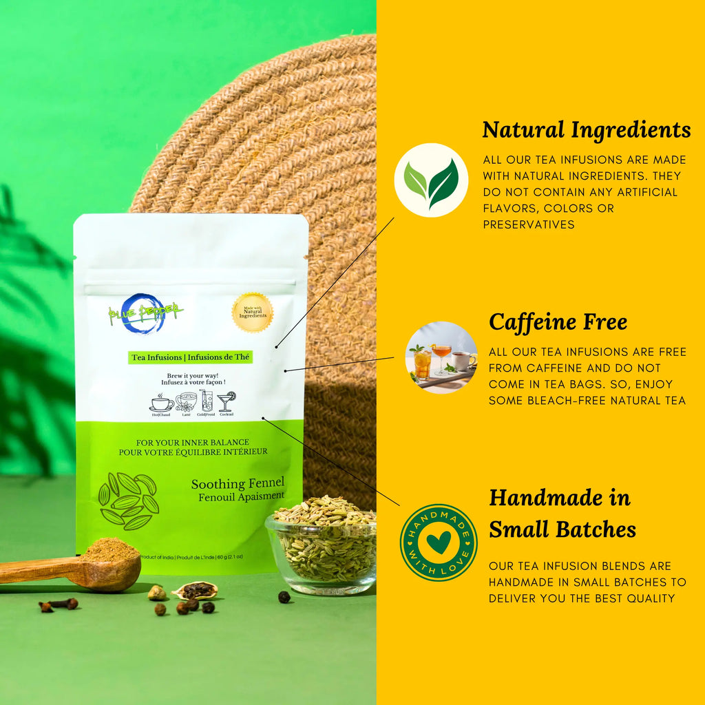 Soothing Fennel Tea Infusion Blue Pepper