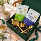 Serenity Tea Gift Set in a afternoon hosting setting