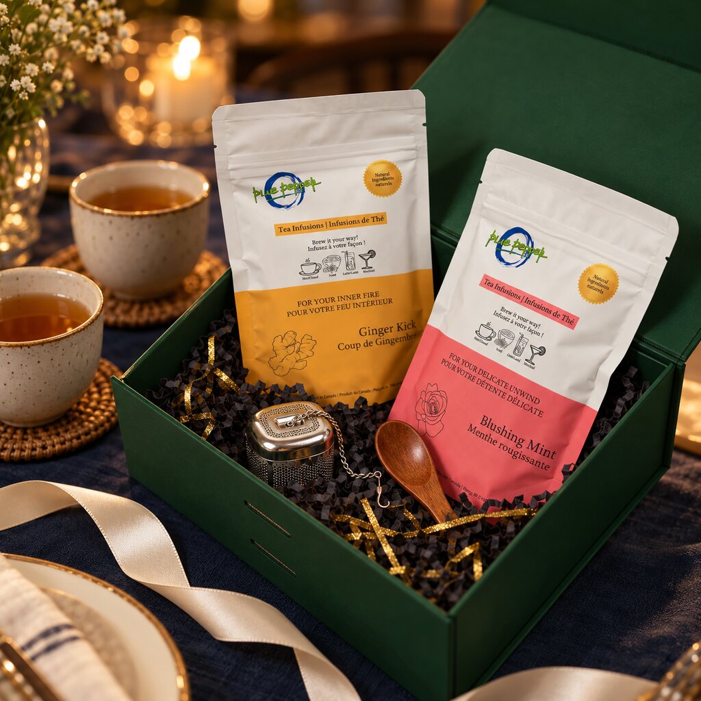 Warm Moments Gift Box in a festive thank you setting