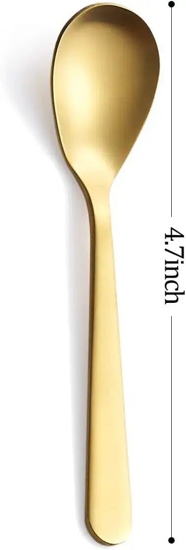 Matte Gold Spoon - Blue Pepper